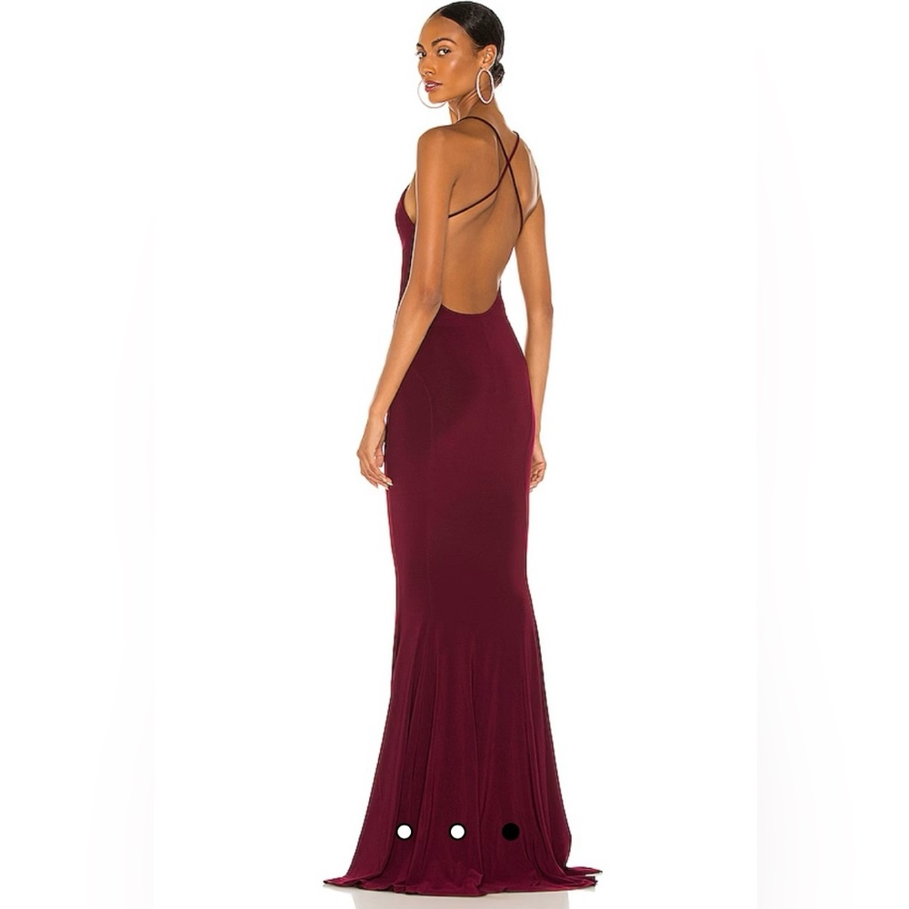 Burgundy Norma Kamala Dress, Small/36